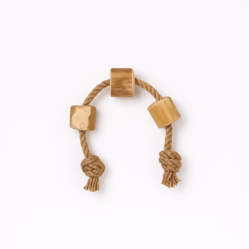 Coffee Wood Flexi Chew Ring